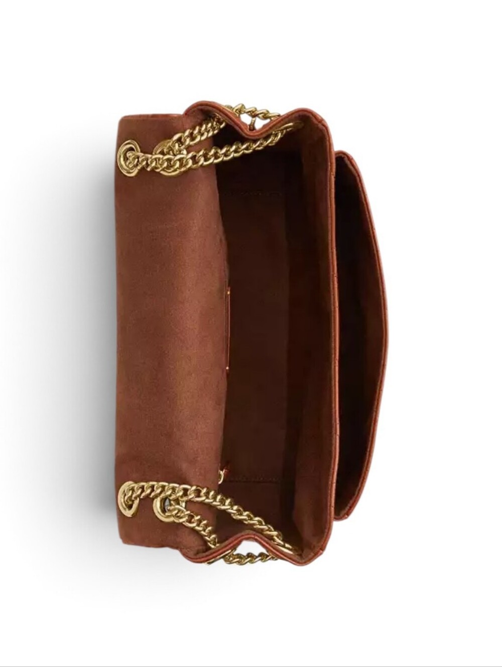 Coach Elodie  Leather Shoulder Bag in Saddle - Picture 8 of 11
